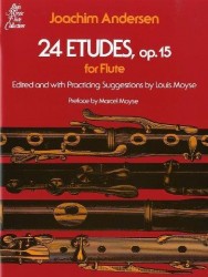 Joachim Andersen: 24 Etudes Op.15 For Flute (noty na příčnou flétnu)