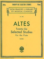 Henry Altes: 26 Selected Studies For Flute (noty na příčnou flétnu)