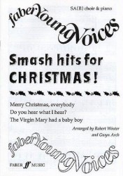 Faber Young Voices: Smash Hits For Christmas! (noty na sborový zpěv SAB, klavír)