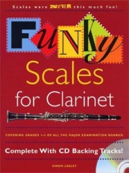 Funky Scales For Clarinet Grades 1-3 (noty na klarinet) (+audio)