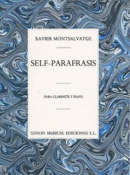 Montsalvatge Self Parafrasis Clarinet/piano (noty na klarinet)