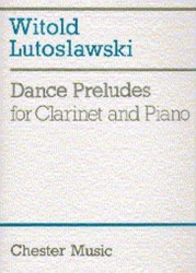 Witold Lutoslawski: Dance Preludes (Original Version 1954) (noty na klarinet, klavír)