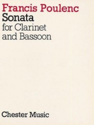 Francis Poulenc: Sonata For Clarinet And Bassoon (noty na klarinet, fagot)