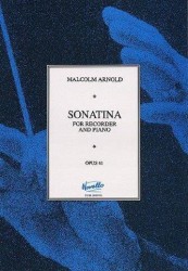 Malcolm Arnold: Sonatina For Recorder And Piano Op.41 (noty na zobcovou flétnu, klavír)
