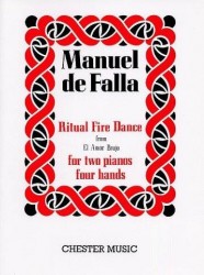 Manuel De Falla: Ritual Fire Dance (El Amor Brujo) For 2 Pianos (noty na čtyřruční klavír)