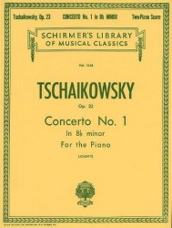 Petr Iljič Čajkovskijy: Piano Concerto No.1 In B Flat Minor Op.23 (2 Piano Score) (noty na čtyřruční klavír)