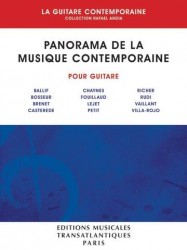 Rafaël Andia: Panorama De La Musique Contemporaine (noty na kytaru)