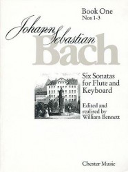 J.S. Bach: Six Sonatas For Flute And Keyboard Book One Nos. 1-3 (noty na příčnou flétnu, klavír)