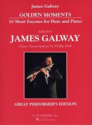 Golden Moments - 10 Short Encores For Flute And Piano (noty na příčnou flétnu, klavír)