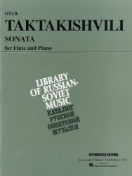 Otar Taktakishvili: Sonata For Flute And Piano (noty na příčnou flétnu, klavír)