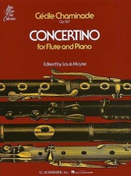 Cecile Chaminade: Concertino For Flute And Piano Op.107 (noty na příčnou flétnu, klavír)