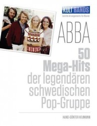 Kult Bands: ABBA - 50 Mega-Hits (noty na snadný sólo klavír)