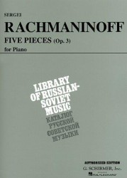 Sergej Rachmaninov: 5 Pieces: Op. 3 (VAAP Edition) (noty na sólo klavír)
