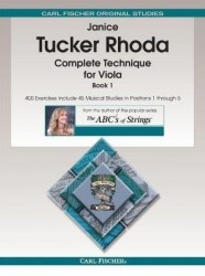 Janice Tucker Rhoda: Complete Technique For Viola - Book 1 (noty na violu)