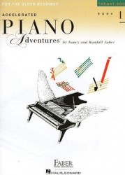 Accelerated Piano Adventures for the Older Beginner - Theory Book 1 (noty na sólo klavír)