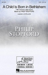 Philip Stopford: A Child Is Born In Bethlehem (SATB) (noty na sborový zpěv, varhany) - SADA 5 ks