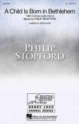 Philip Stopford: A Child Is Born In Bethlehem (SA) (noty na dvojhlasý zpěv, varhany) - SADA 5 ks