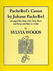 Johann Pachelbel: Pachelbel's Canon (noty na harfu, příčnou flétnu, housle)