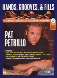 Pat Petrillo: Hands, Grooves And Fills (noty na bicí) (+DVD)