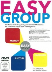 Rob Collomb/Matthias Philipzen: Easy Group Guitar/Choir/Percussion (noty na perkuse, sborový zpěv, akordy) (+DVD)