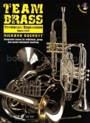 Team Brass: Trombone/Euphonium (Bass Clef) (noty na pozoun, eufonium) (+audio)