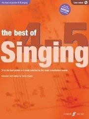 The Best Of Singing Grades 4-5 (Low Voice) (noty na zpěv, nízký hlas) (+audio)