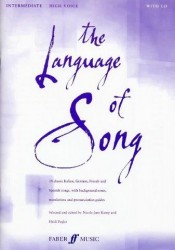 The Language Of Song (High Voice Intermediate) (noty na zpěv, klavír) (+audio)