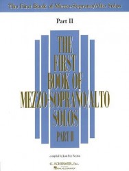 The First Book Of Mezzo-Soprano/Alto Solos Part II (noty na zpěv, klavír)