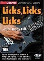 Lick Library: Ultimate Guitar Lessons - Licks, Licks, Licks With Danny Gill (video škola hry pro kytaru)