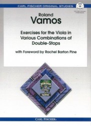 Roland Vamos: Exercises For The Viola In Various Combinations Of Double Stops (noty na violu) (+DVD)