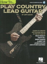 Jeff Adams: How To Play Country Lead Guitar (noty, tabulatury na kytaru) (+audio)