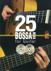 Adrian Santos: 25 Bossa Nova For Guitar (noty, tabulatury na kytaru) (+CD & DVD)