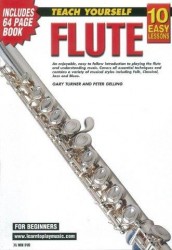 10 Easy Lessons: Teach Yourself Flute (video škola hry & booklet pro příčnou flétnu)