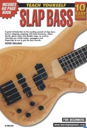 10 Easy Lessons: Teach Yourself Slap Bass (video škola hry & booklet pro baskytaru)