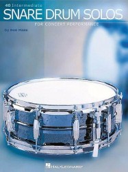 Ben Hans: Forty Intermediate Snare Drum Solos For Concert Performance (noty na bicí)