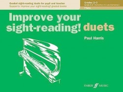 Paul Harris: Improve Your Sight Reading! Duets Grade 2-3 Piano (noty na čtyřruční klavír)