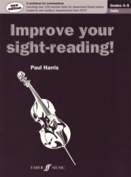 Paul Harris: Improve Your Sight-Reading! Cello Grade 4-5 (2012 Edition) (noty na violoncello)