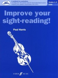 Paul Harris: Improve Your Sight-Reading! Cello Grade 1-3 (2012 Edition) (noty na violoncello)