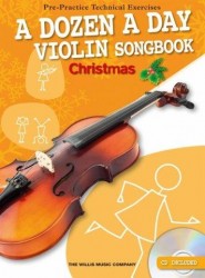 A Dozen A Day Violin Songbook: Christmas (noty na housle) (+audio)