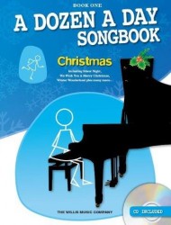 A Dozen A Day Songbook: Christmas - Book One (noty na sólo klavír) (+audio)
