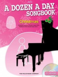 A Dozen A Day Songbook: Christmas - Mini (noty na sólo klavír) (+audio)