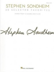 Stephen Sondheim: 25 Selected Favorites (noty na klavír, zpěv)