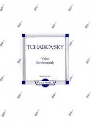Petr Iljič Čajkovskijy: Valse Sentimentale (noty na violu, klavír)