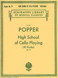 David Popper: High School Of Cello Playing Opus. 73 (noty na violoncello)