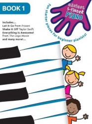 Easiest 5-Finger Piano - Book 1 (noty na snadný sólo klavír)