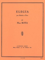 Nino Rota: Elegia (Oboe/Piano) (noty na hoboj, klavír)