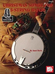 Janet Davis: Christmas Songs For 5-String Banjo (tabulatury na banjo) (+audio)