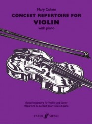 Mary Cohen: Concert Repertoire For Violin (noty na housle, klavír)