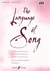 Language of Song: Advanced (High Voice) (noty na zpěv, vysoký hlas) (+audio)