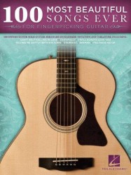 100 Most Beautiful Songs Ever For Fingerpicking Guitar Solo Tab Bk (noty, tabulatury na kytaru)